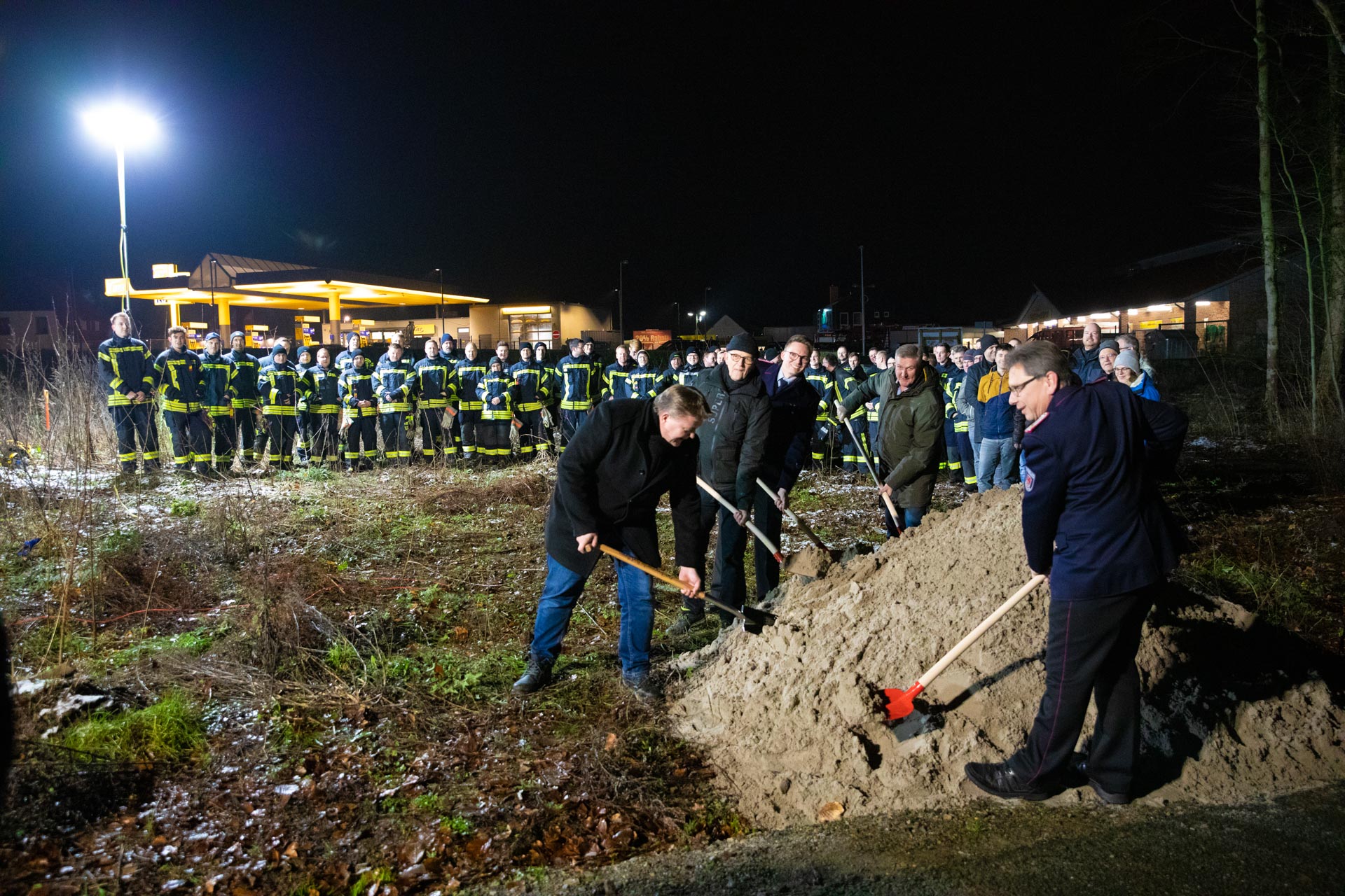 Symbolischer Spatenstich für Bad Iburgs neues Feuerwehrhaus 